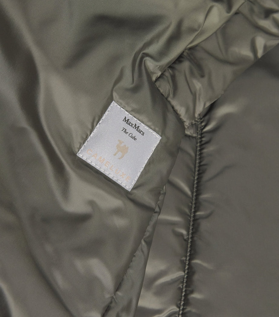 Max Mara Green The Cube Poncho