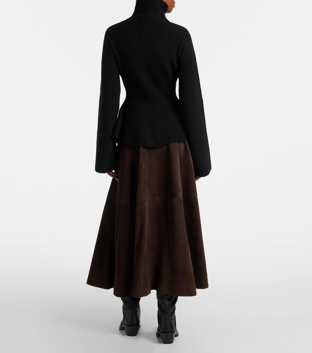 Róhe - Turtleneck wool and cashmere top