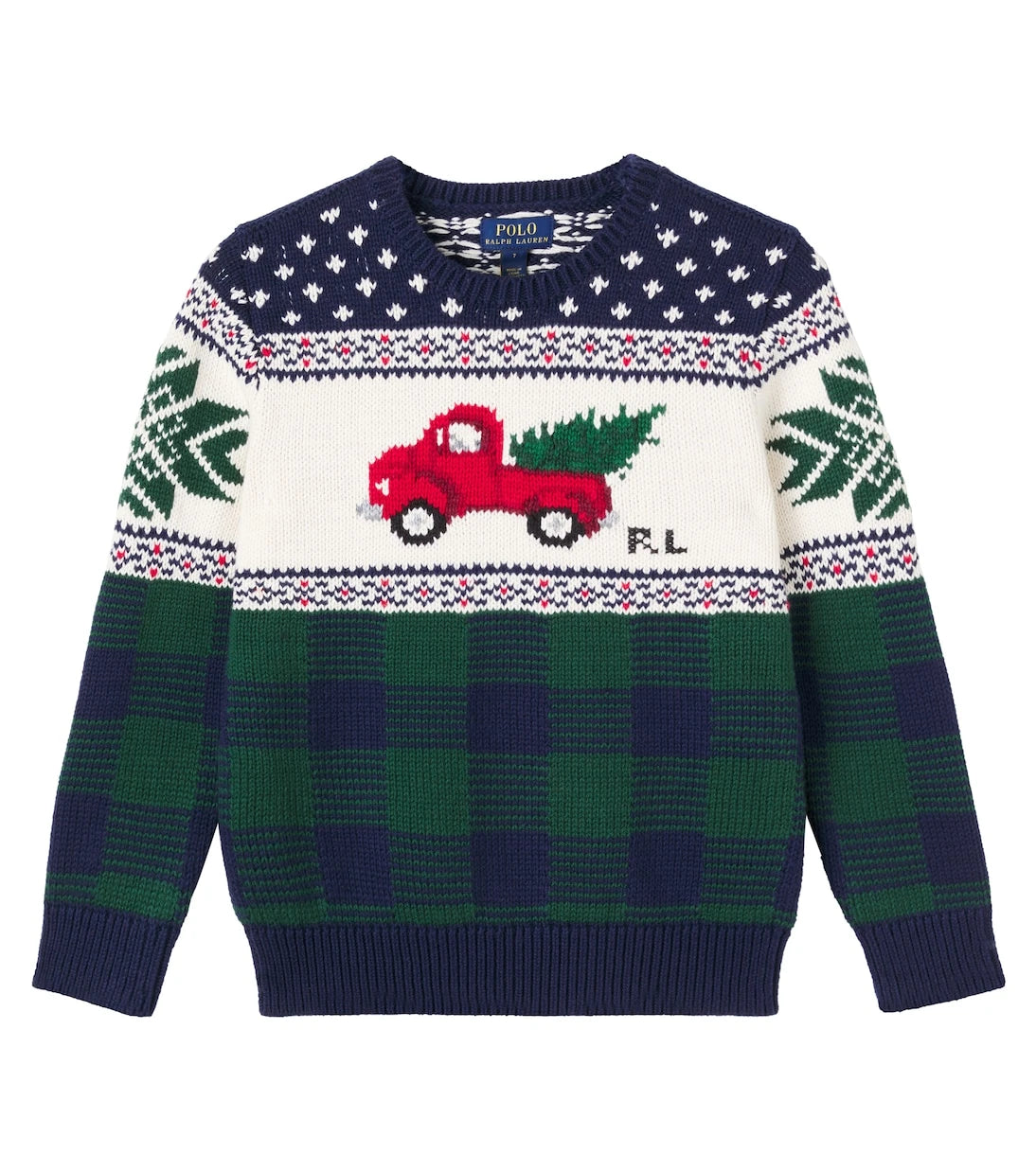 Polo Ralph Lauren Kids - Jacquard cotton sweater