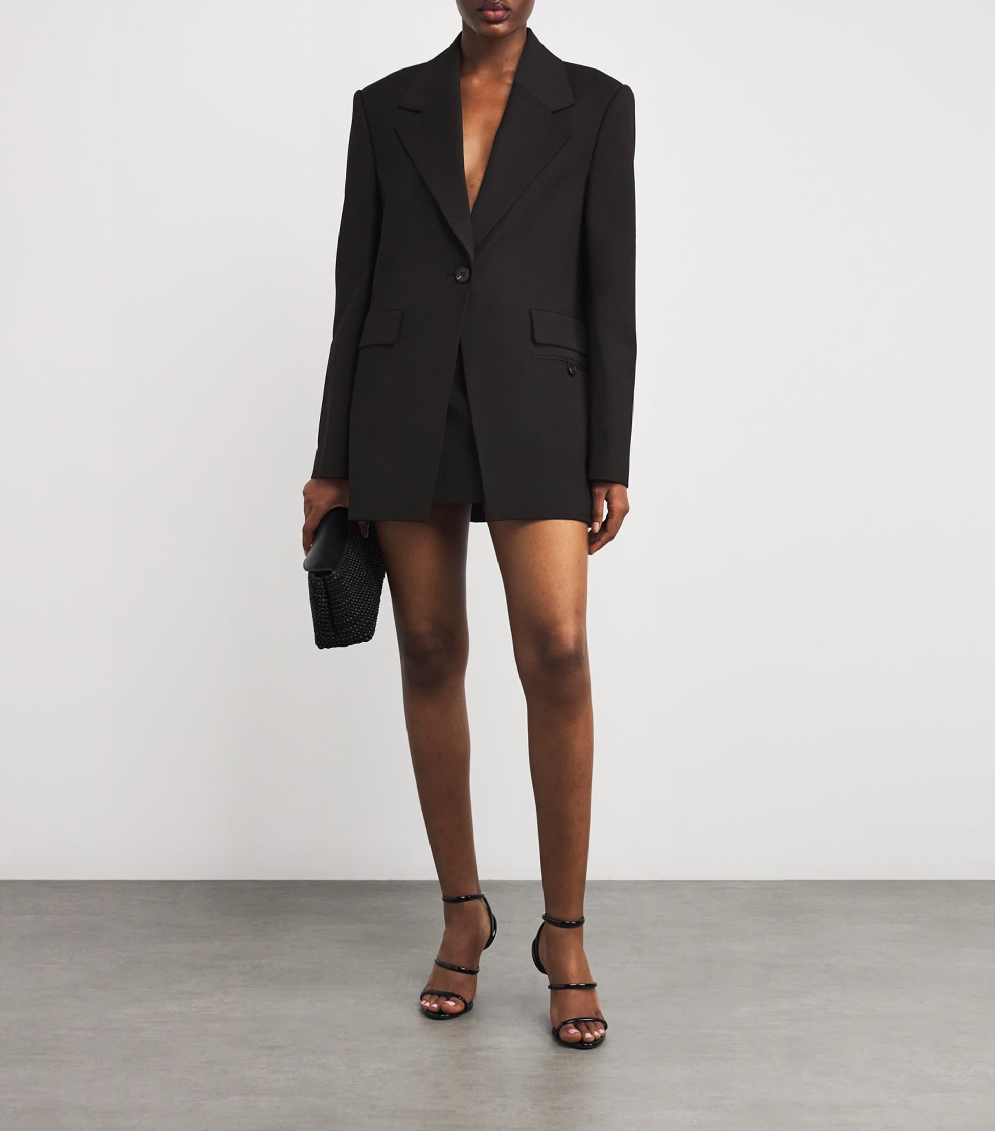 CAMILLA AND MARC Black Single-Breasted Corinthian Blazer