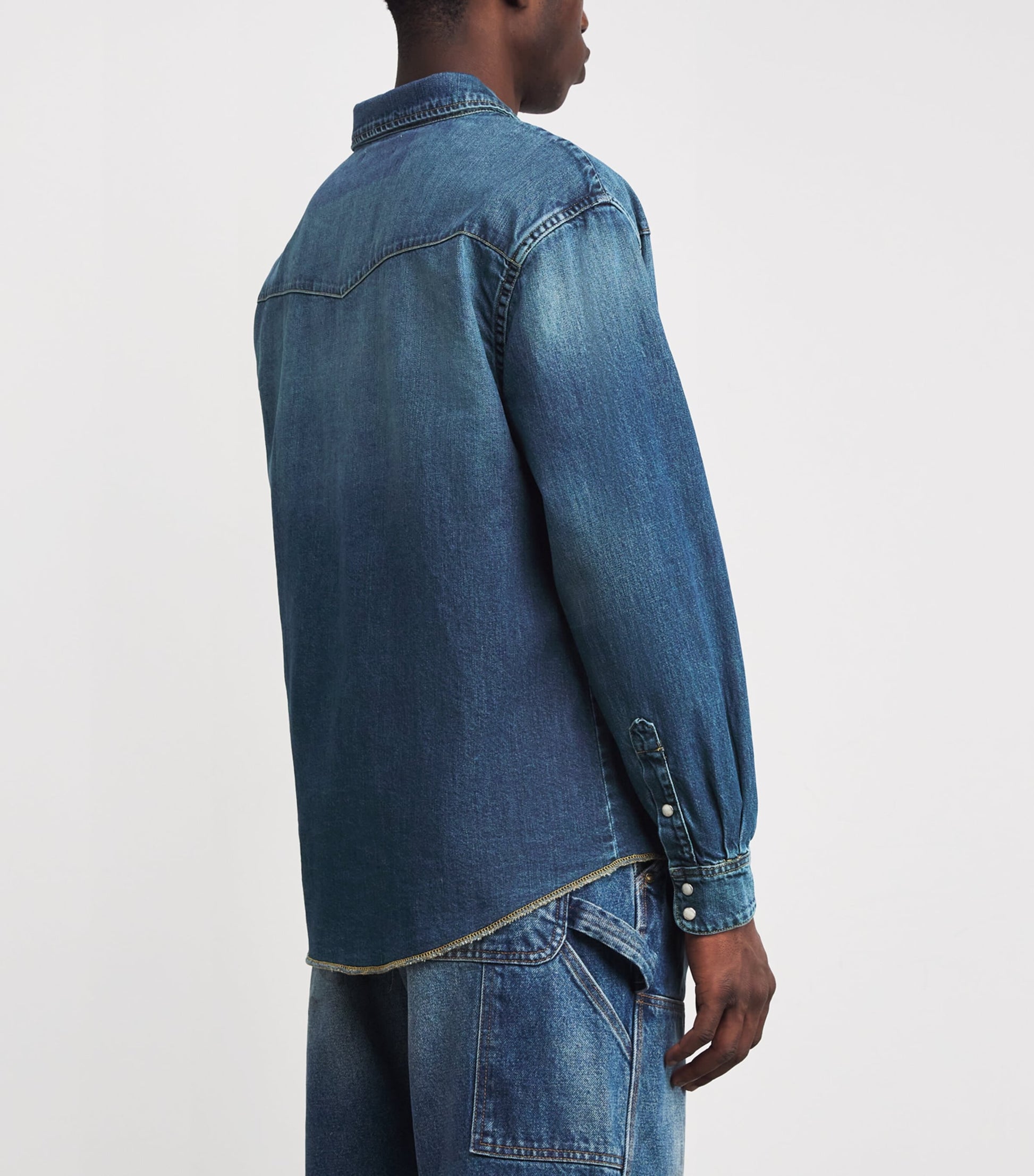 Cherry Los Angeles Western Denim Shirt