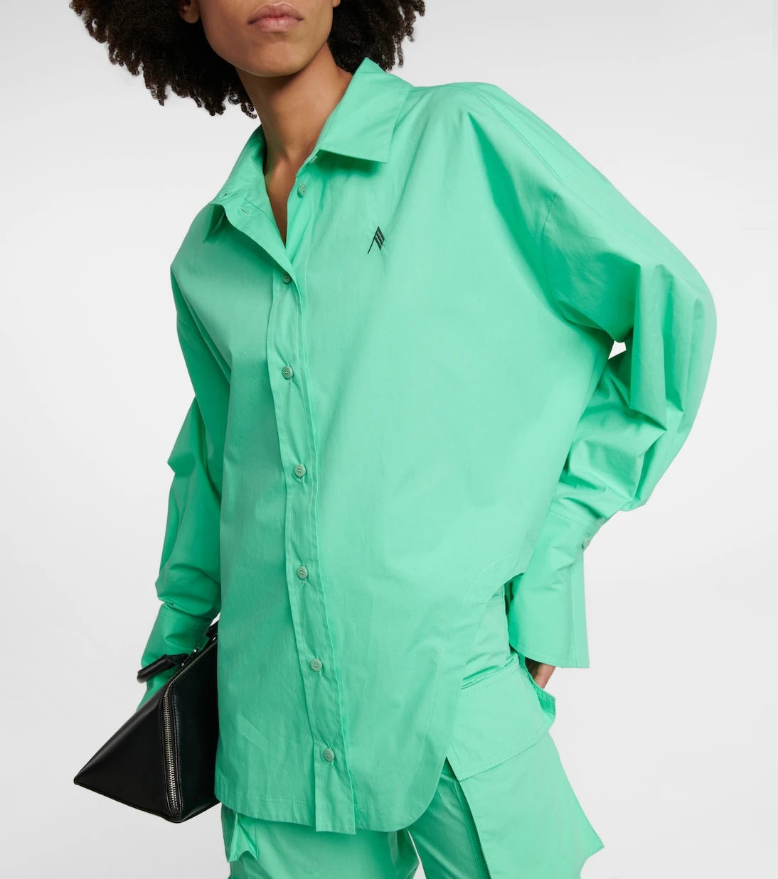 The Attico - Diana cotton canvas shirt