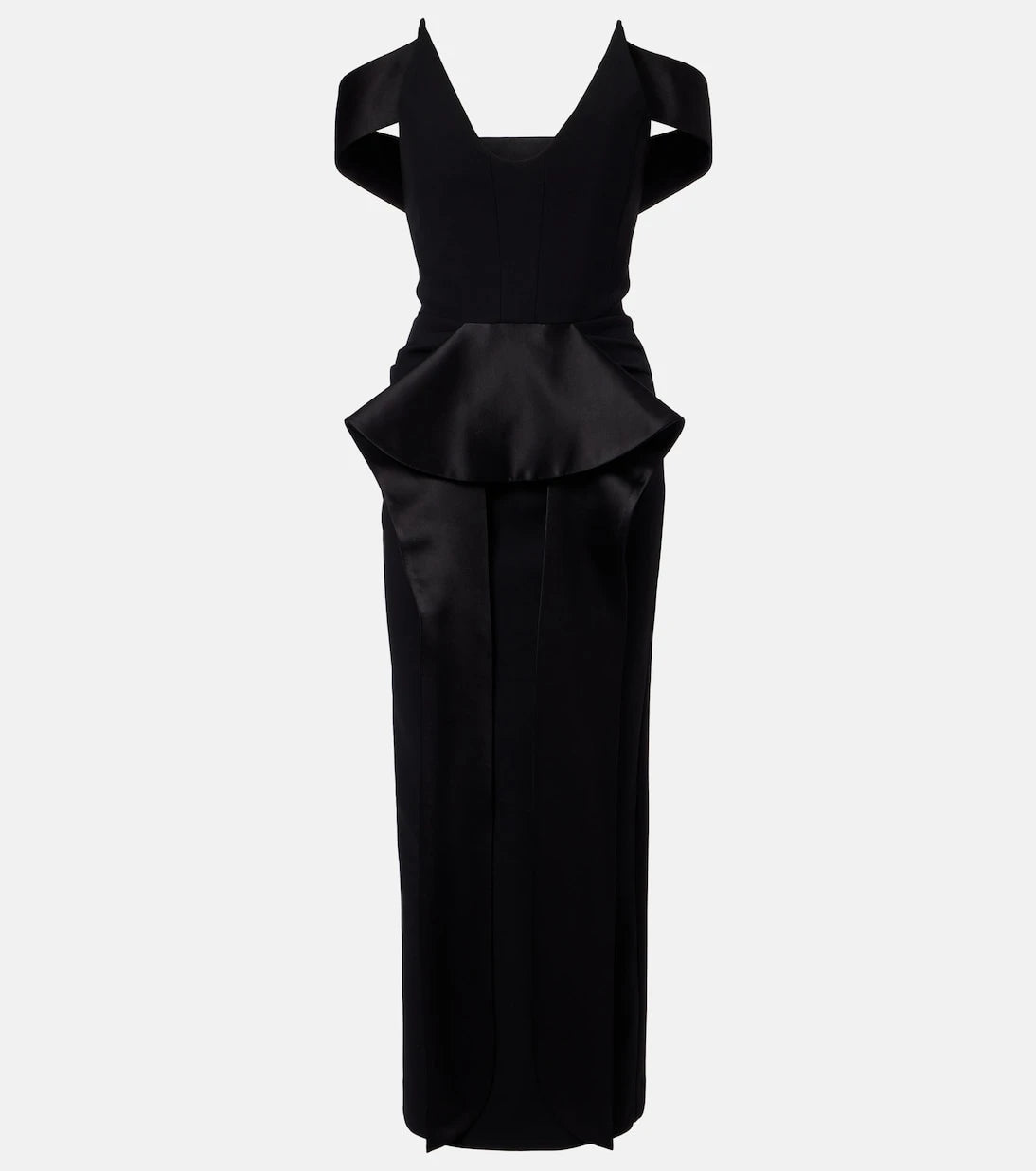 Maticevski - Barrier off-shoulder satin midi dress
