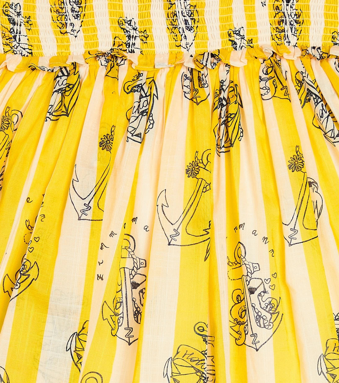 Zimmermann Kids - Alight striped cotton dress