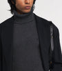 Black Cashmere-Wool Ami de Coeur Rollneck Sweater