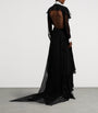 Silk Chiffon Emala Evening Dress