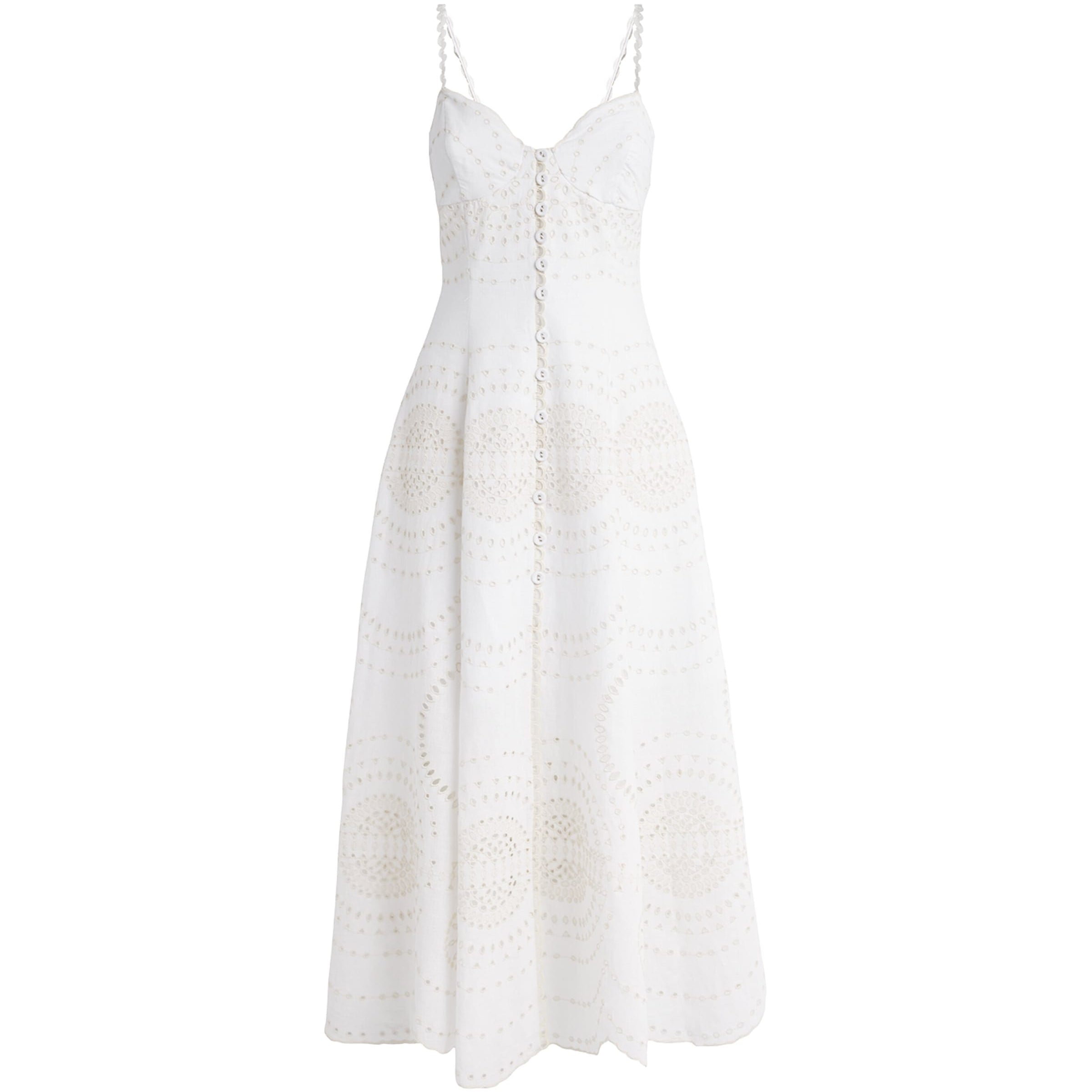 Broderie Anglaise Catta Maxi Dress IVORY NELï¿½M