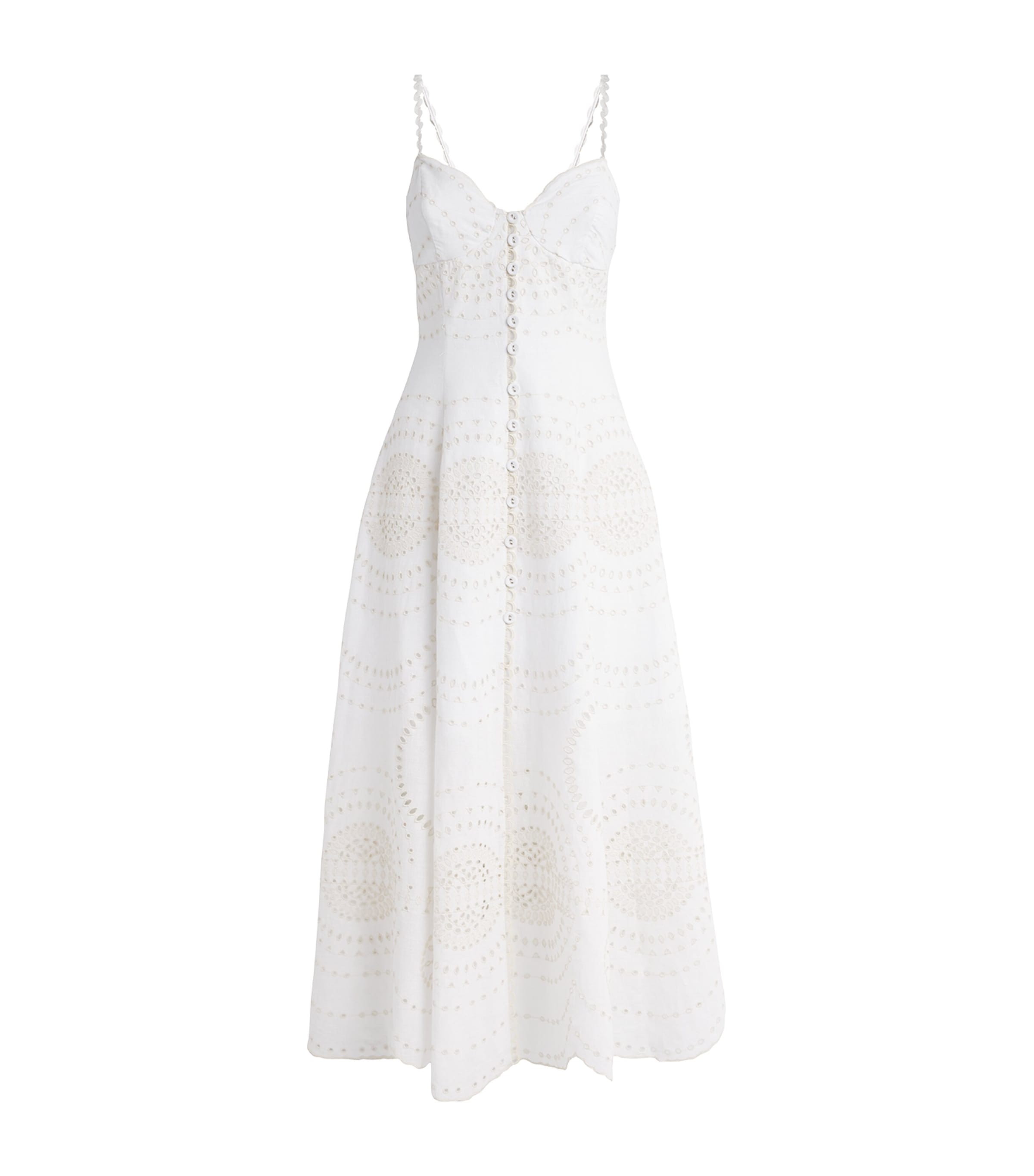 Broderie Anglaise Catta Maxi Dress IVORY NELï¿½M