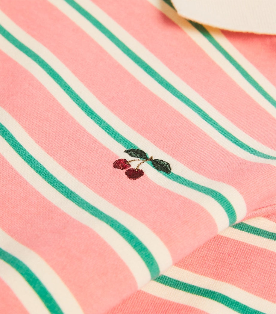 Cotton Stripe Polo Sweater (12 Months-4 Years)