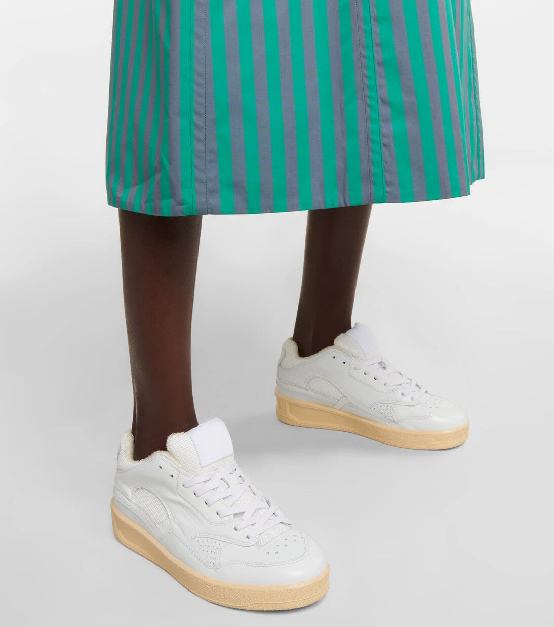 Jil Sander - Leather sneakers