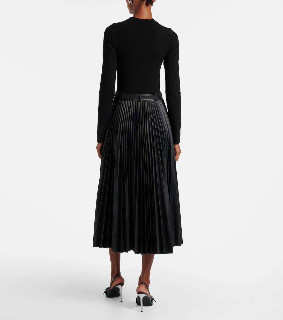 Simkhai - Abilene knitted pleated midi dress