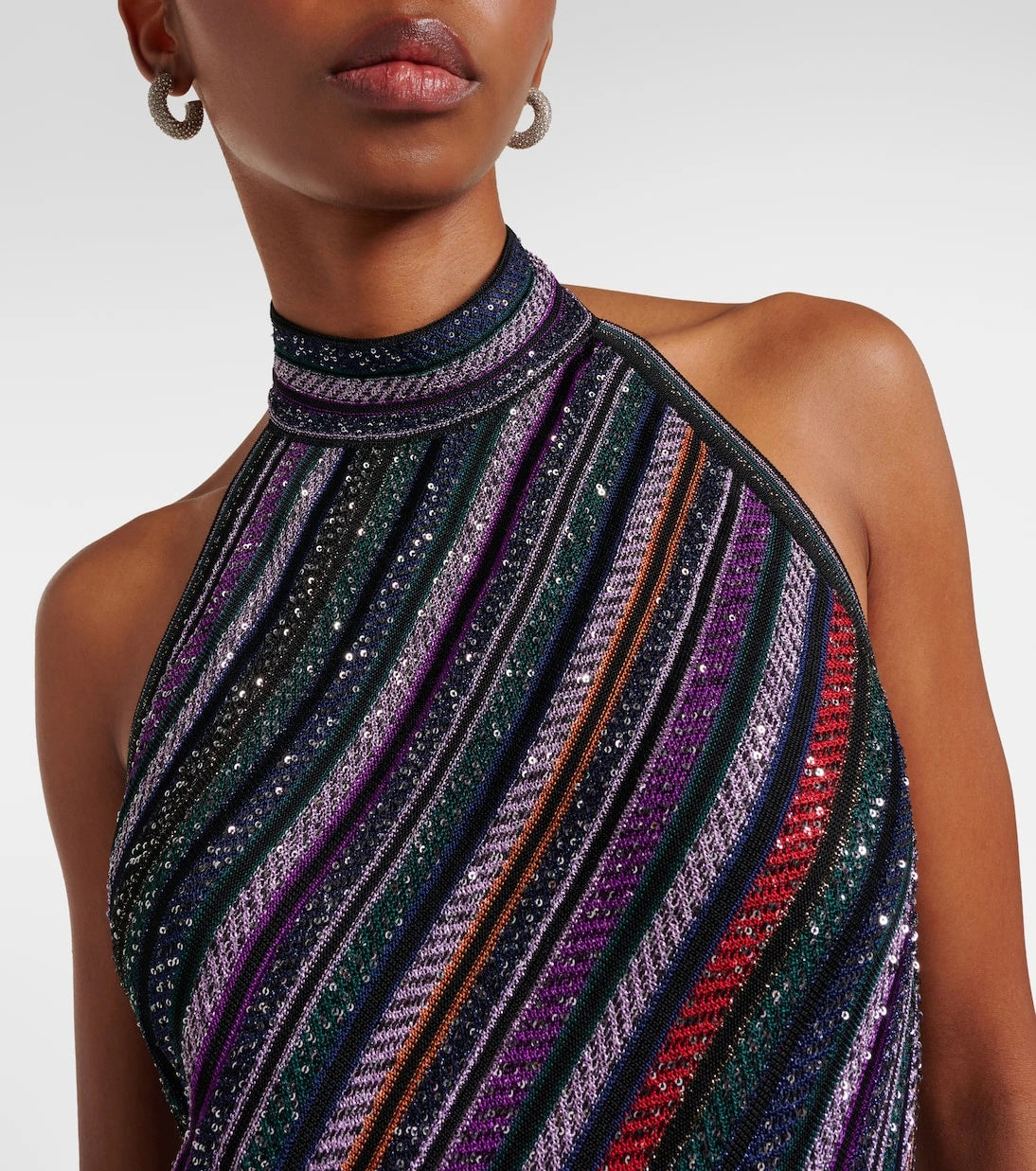 Missoni - Sequined striped gown