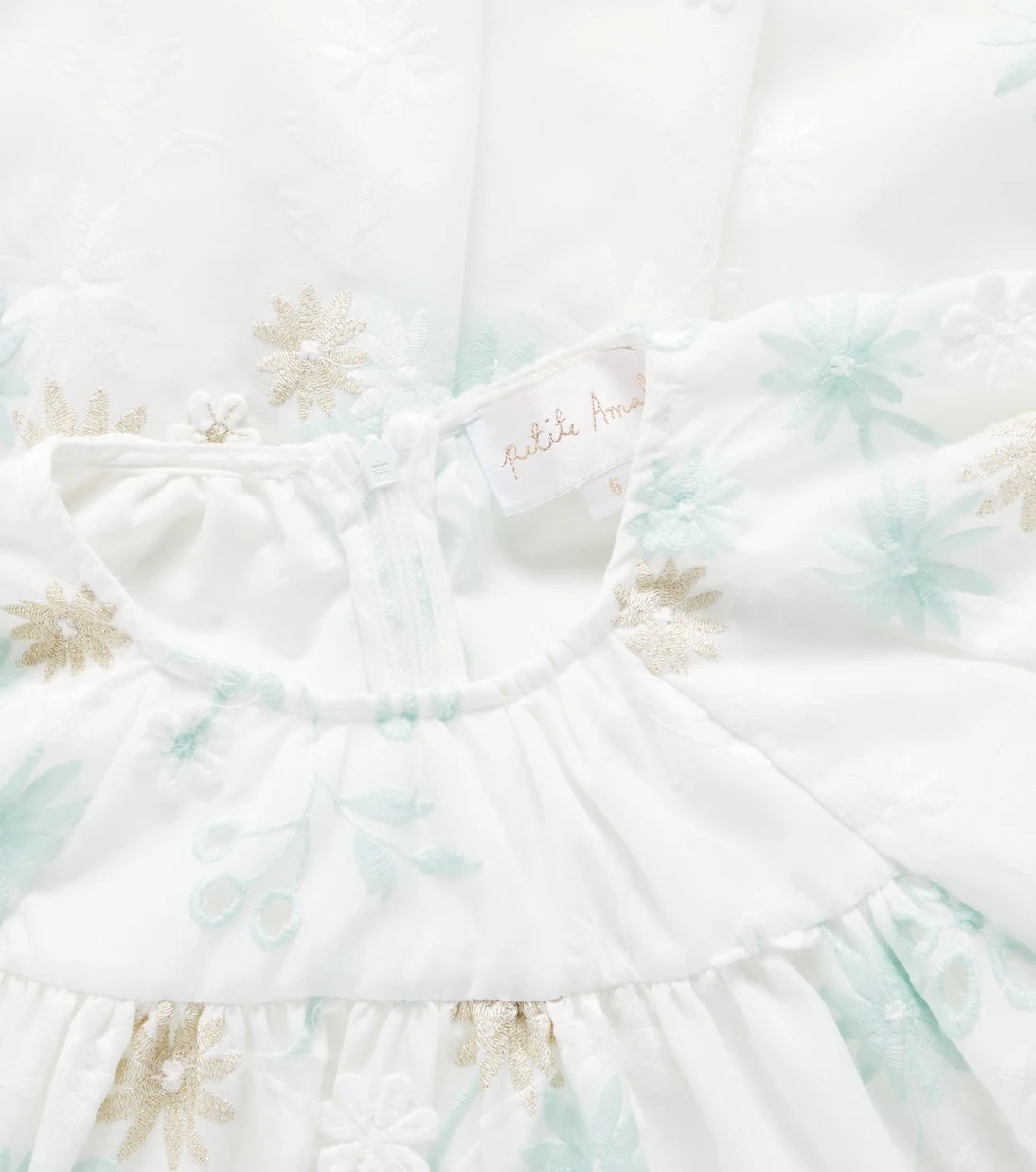 Petite Amalie - Embroidered cotton dress