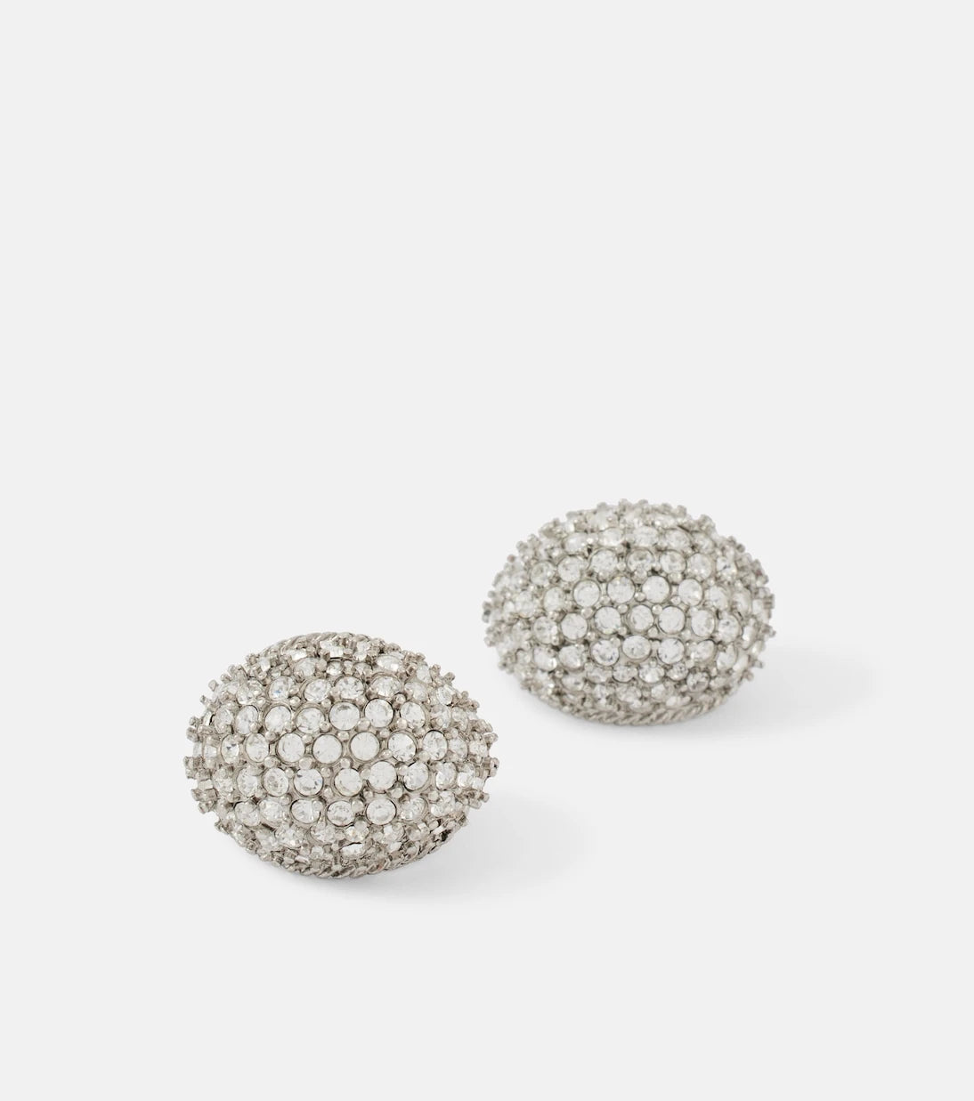 Jennifer Behr - Tinsel crystal-embellished earrings