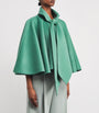 Wolk Morais Green Cashmere Bagatelle Cape