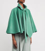 Wolk Morais Green Cashmere Bagatelle Cape