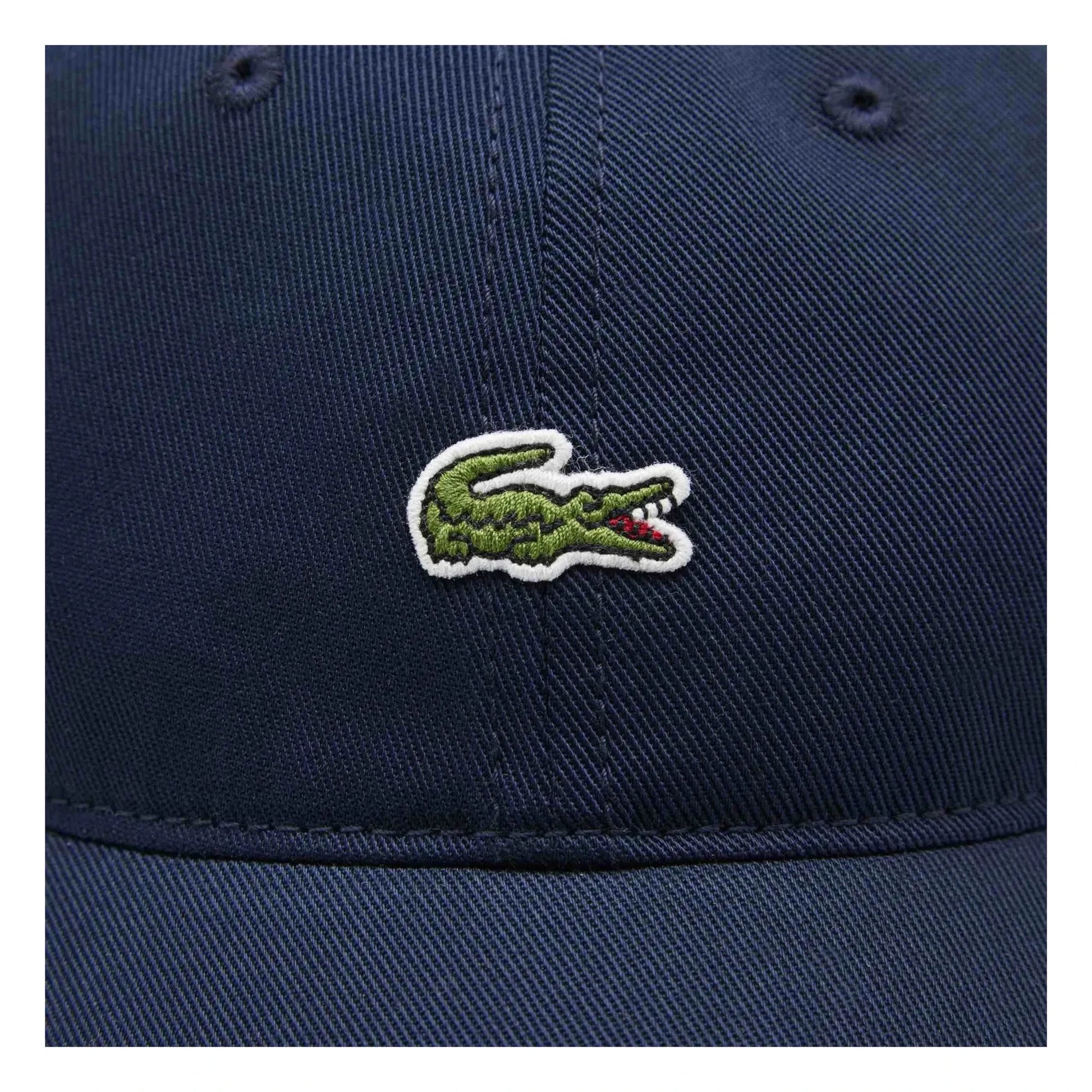 Lacoste - Logo organic cotton cap | Navy blue