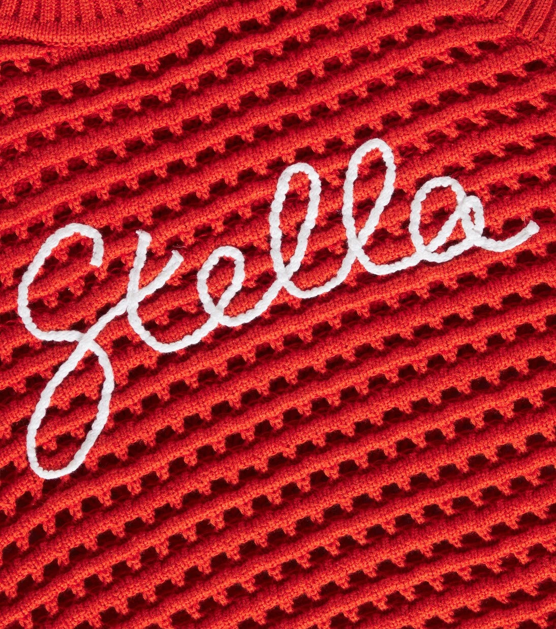 Stella McCartney Kids - Open-knit cotton sweater vest