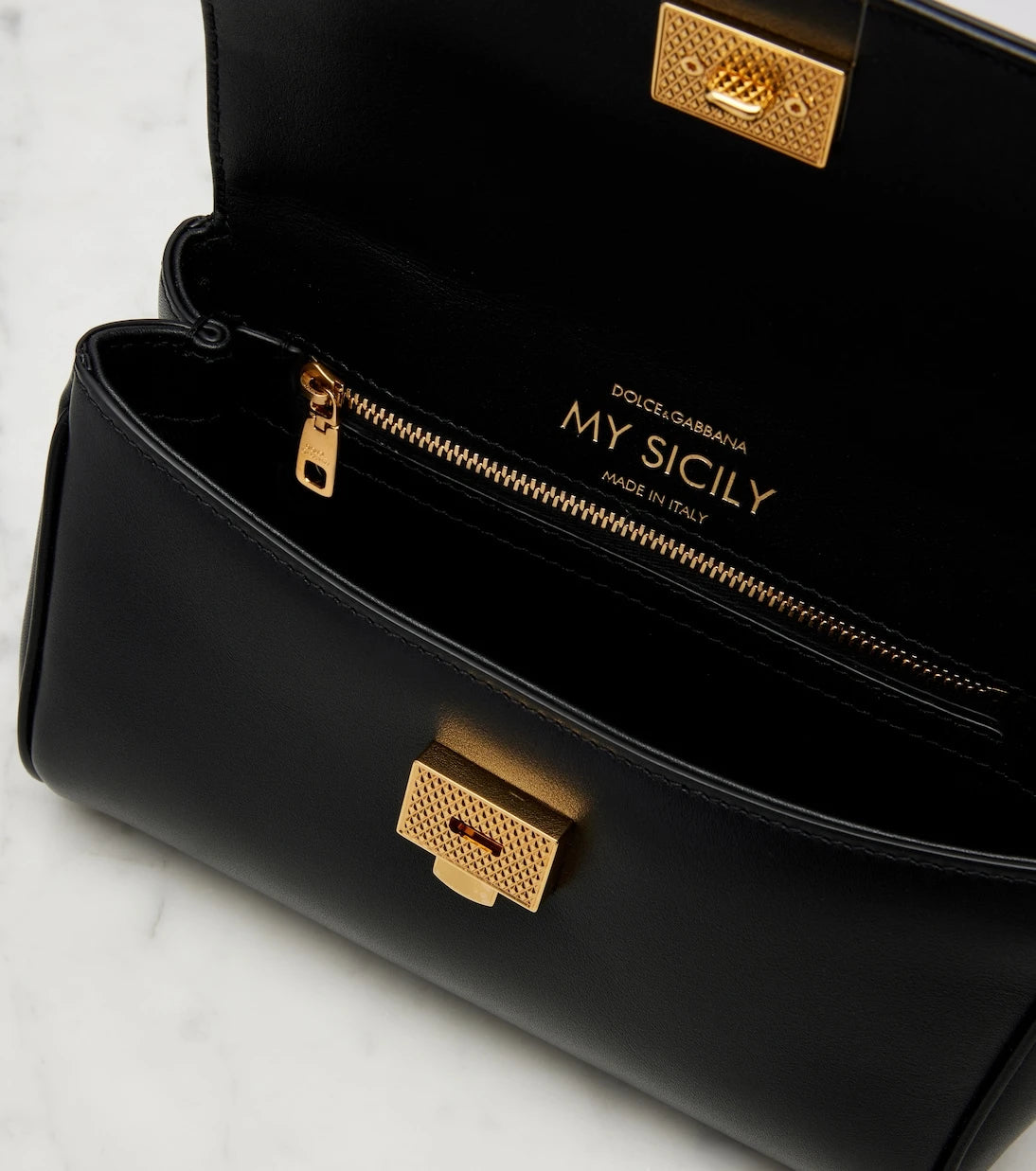 Dolce&Gabbana - My Sicily Small leather tote bag