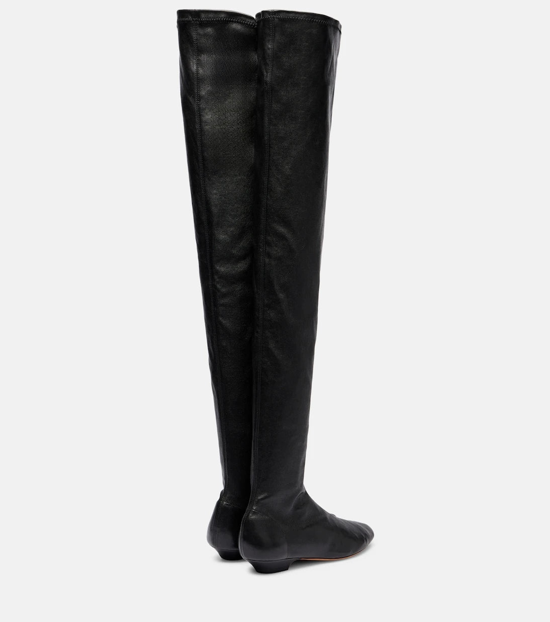 Khaite - Apollo leather over-the-knee boots