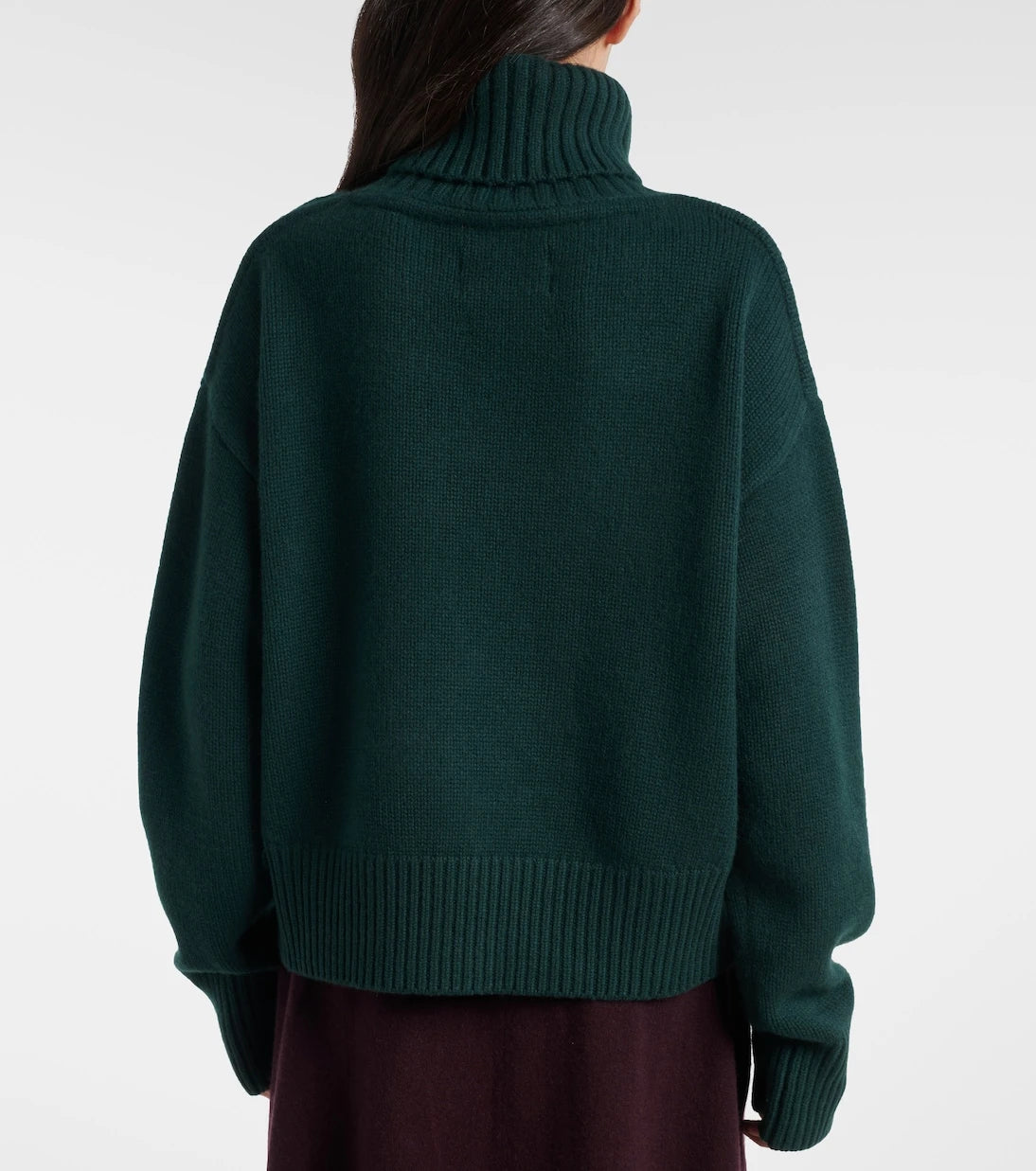 Extreme Cashmere - سترة كشمير بياقة مدورة قصيرة جداً