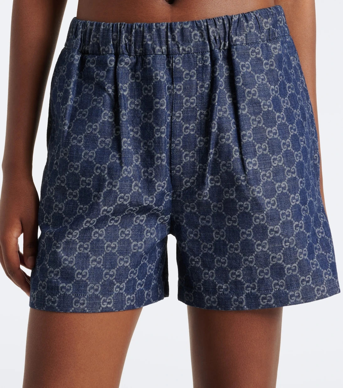 Gucci - GG denim shorts