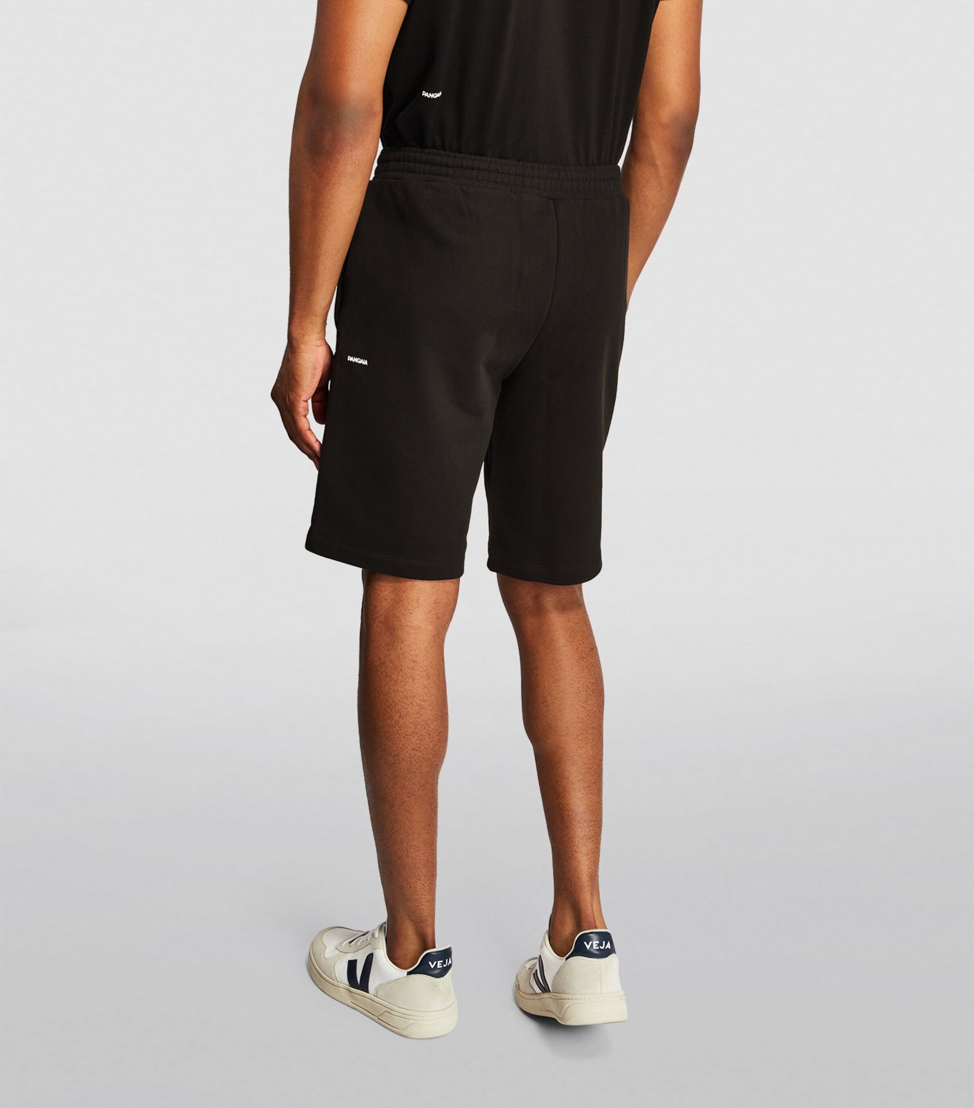 Black Organic Cotton 365 Long Sweatshorts