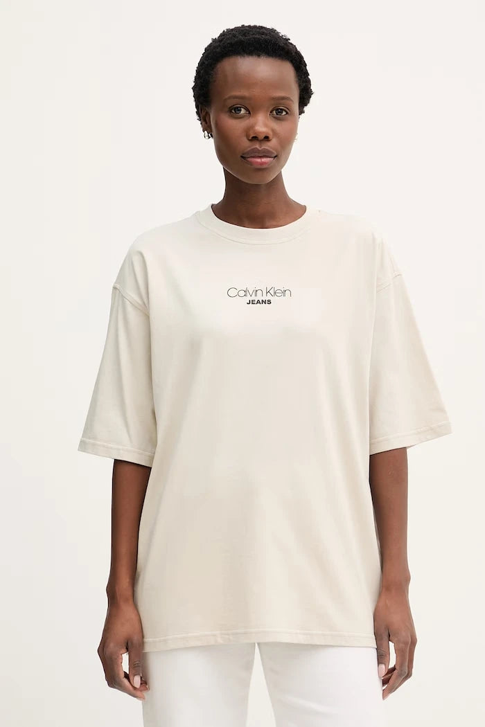 Calvin Klein Jeans Pamuklu Kadın Tişört