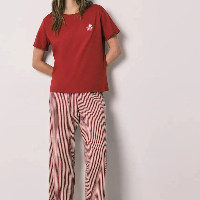 women'secret pamuklu iki parçalı kadın pijaması