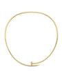 Small Yellow Gold and Diamond Juste un Clou Torque Necklace