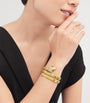Yellow Gold and Diamond Serpenti Tubogas Bracelet
