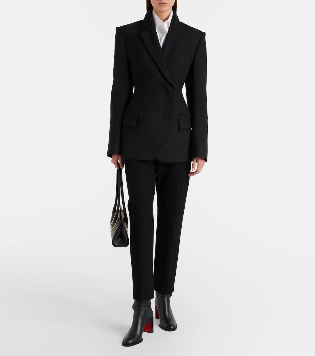 Christian Louboutin - Dianouchette 70 leather ankle boots