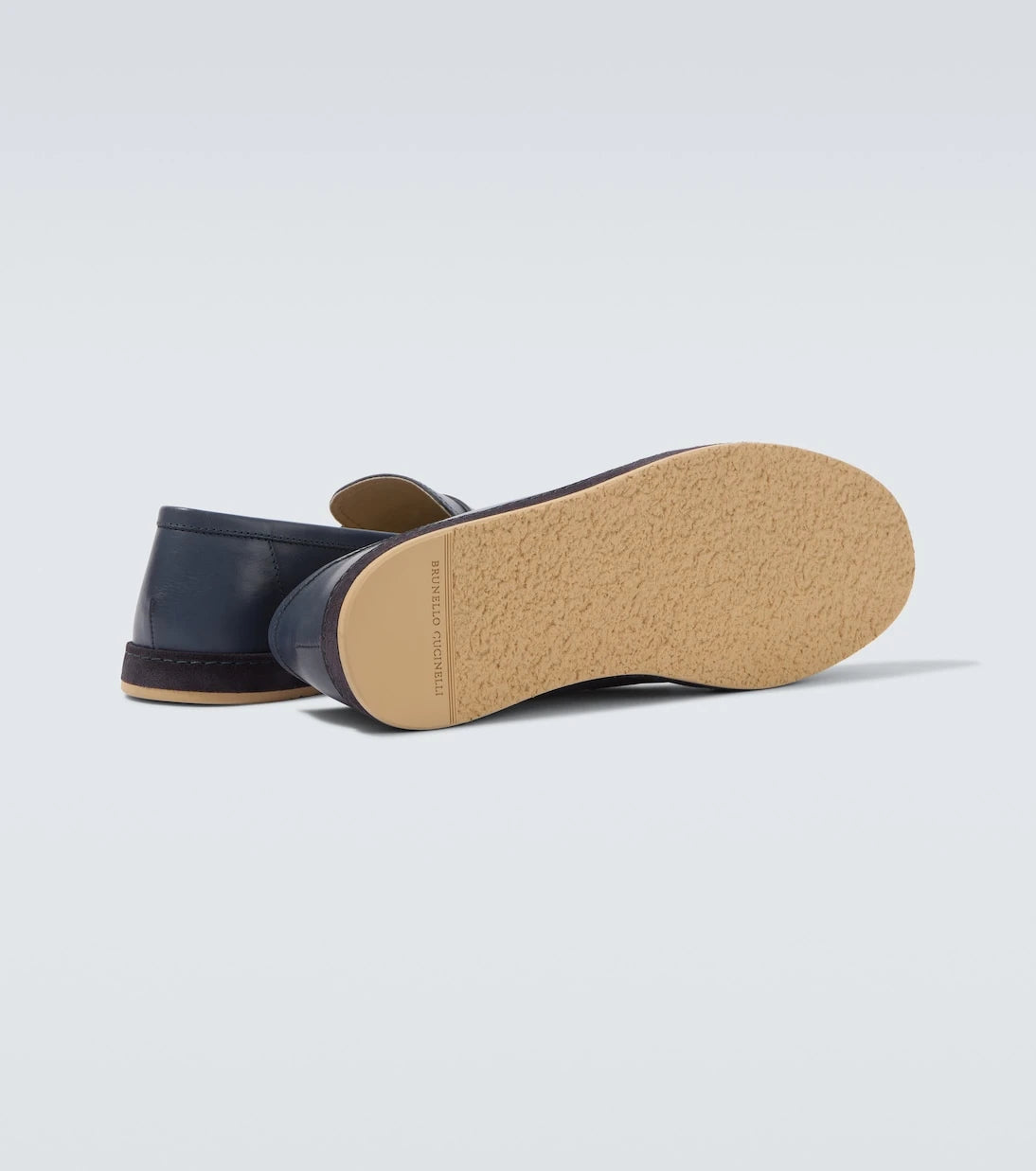 Brunello Cucinelli - Leather penny loafers
