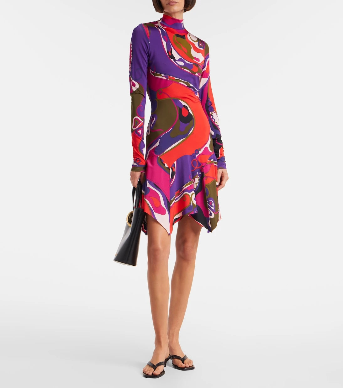 Pucci - Orchidee jersey minidress