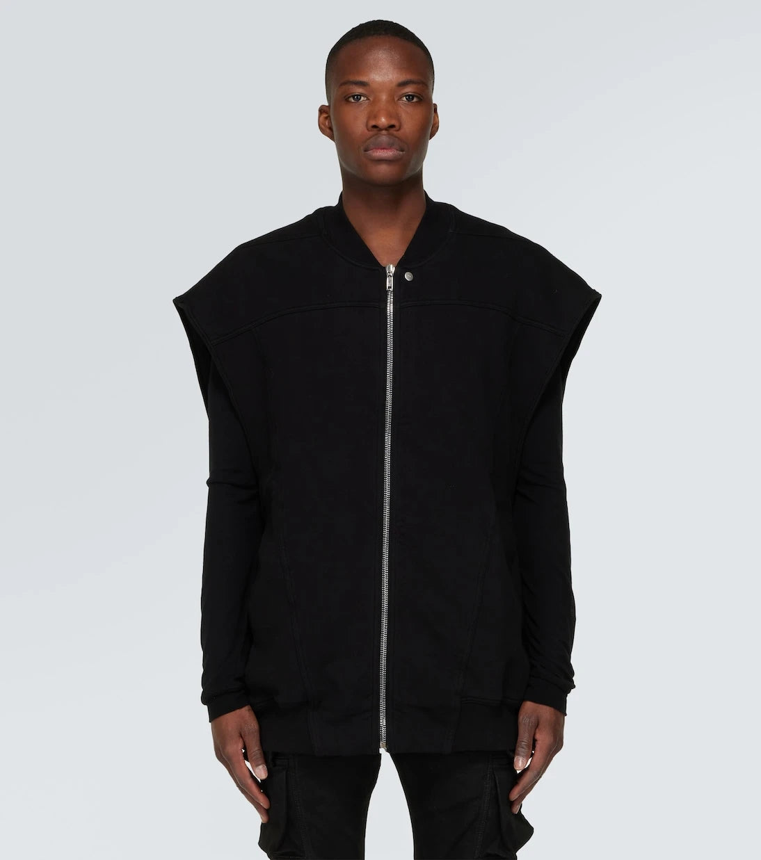 Rick Owens - Oversized cotton jersey vest