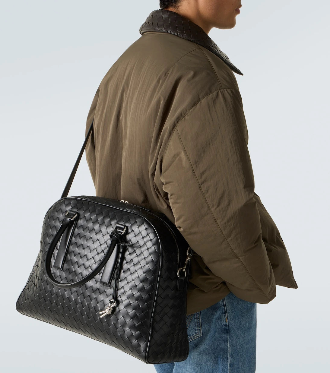 Bottega Veneta - Getaway Intrecciato leather duffel bag