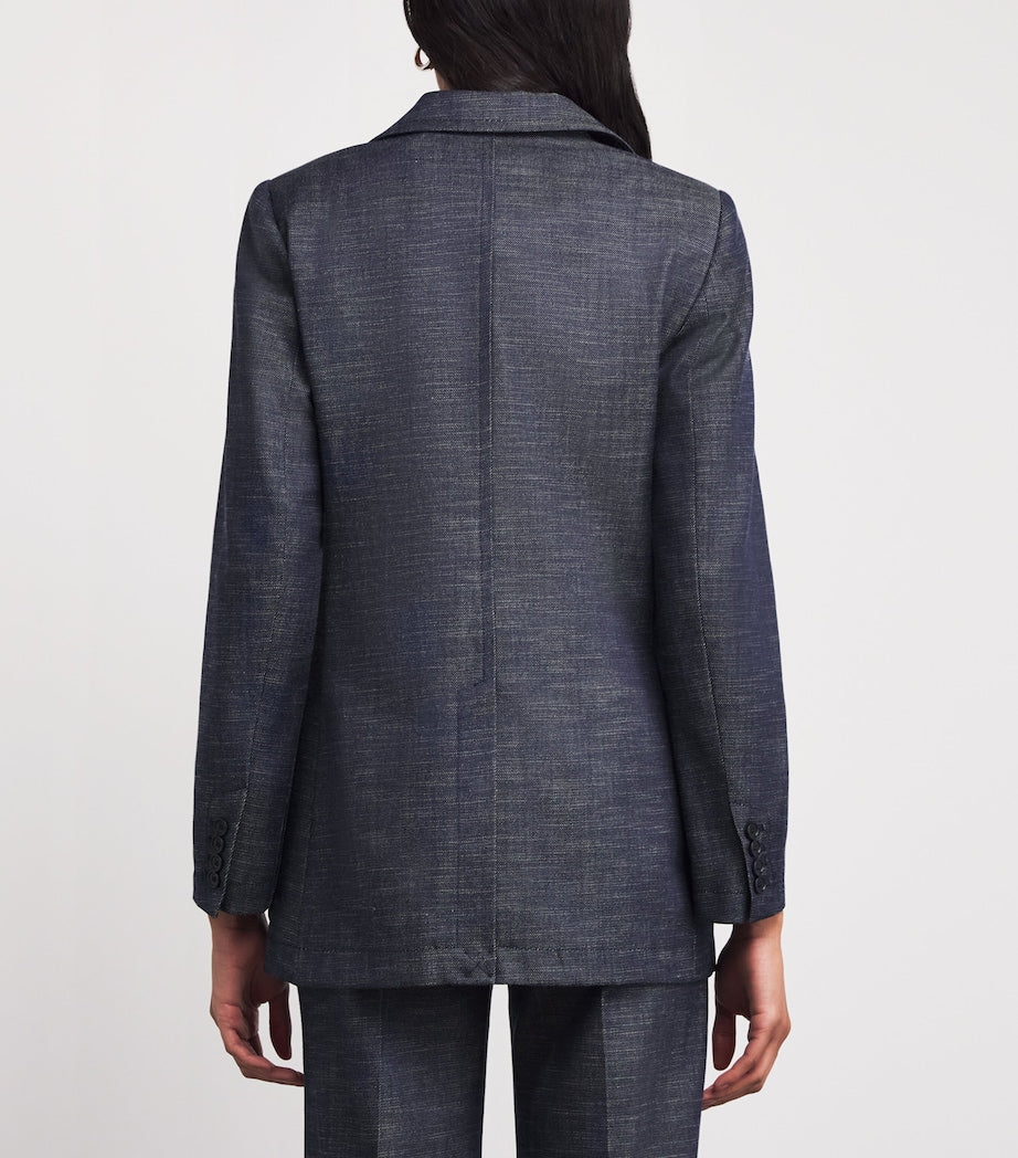 Blue Cassini Denim Blazer