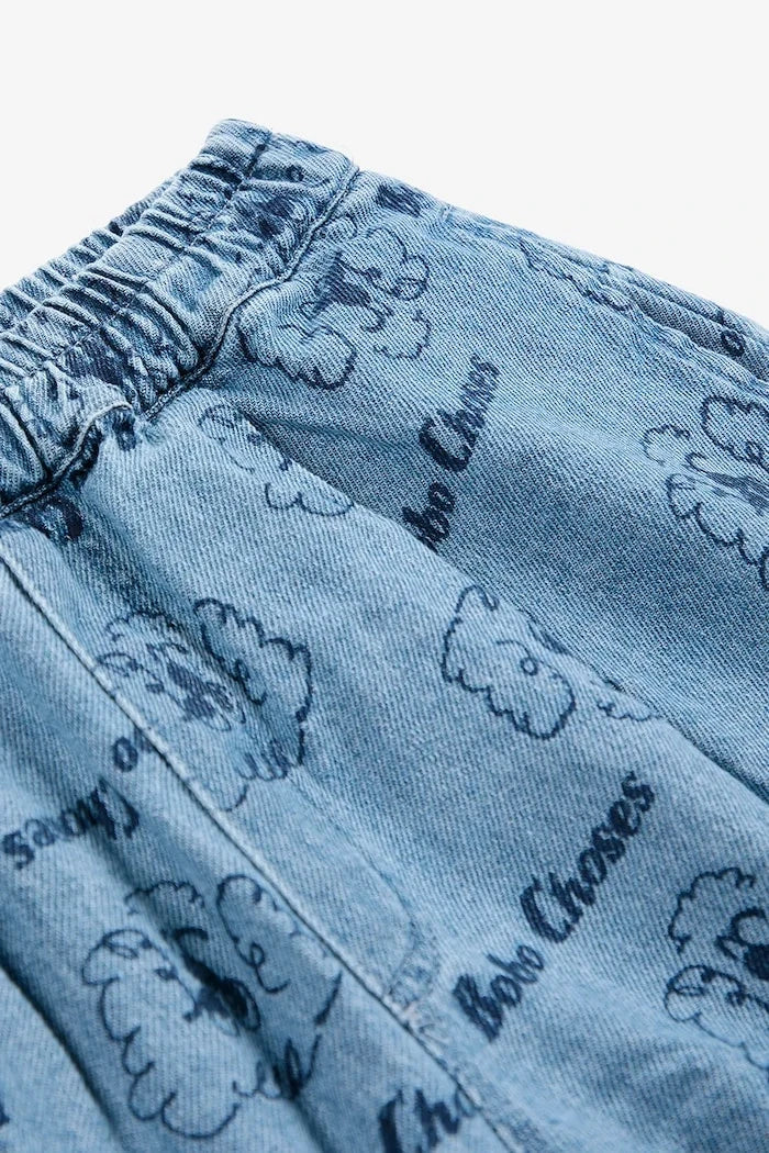 Bobo Choses Pickles The Dog Bebek Denim Şort