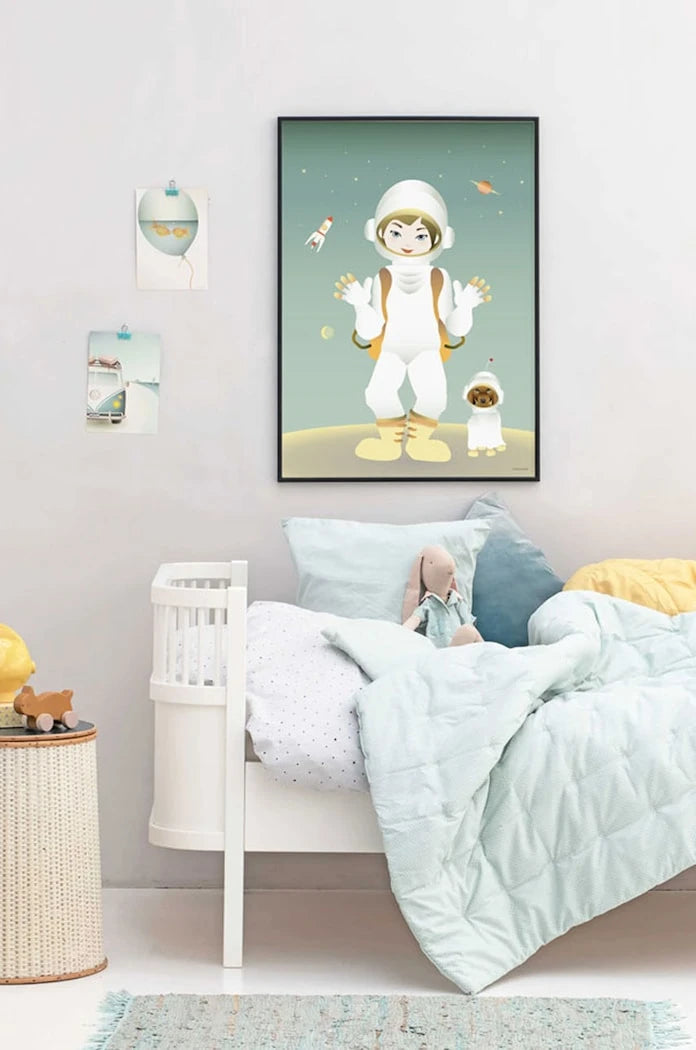 Vissevasse The Astronaut Poster 30x40 cm
