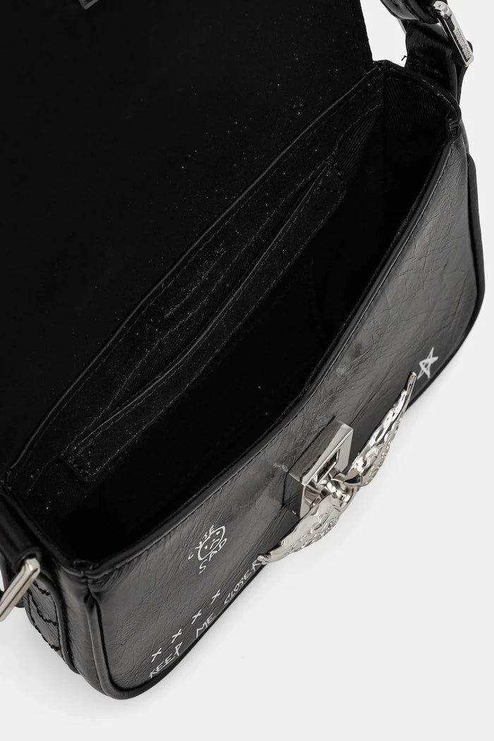 Кожена чанта ZADIG&VOLTAIRE LE ZAZI VINTAGE GRAFFITI