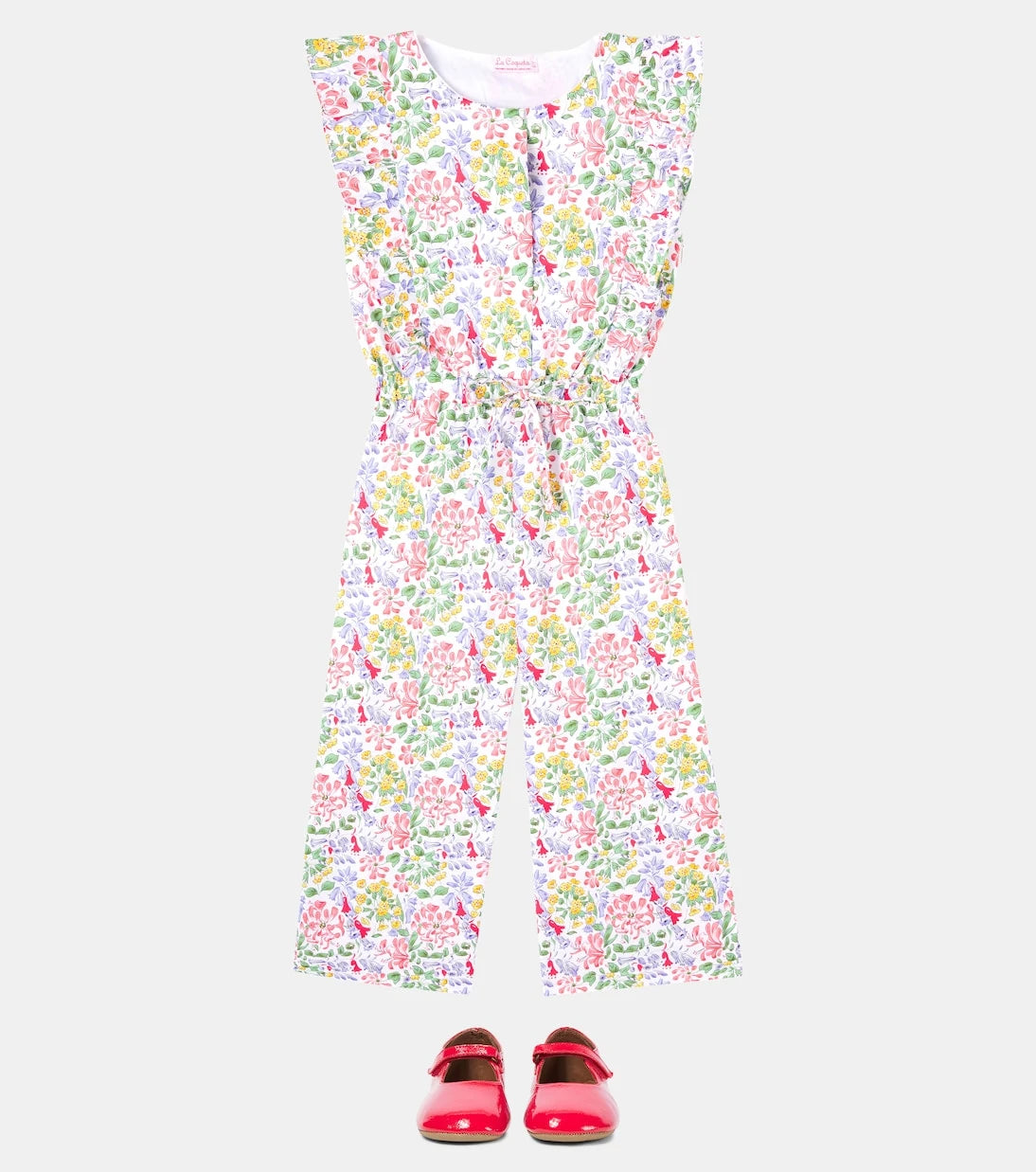 La Coqueta - Floral cotton jumpsuit