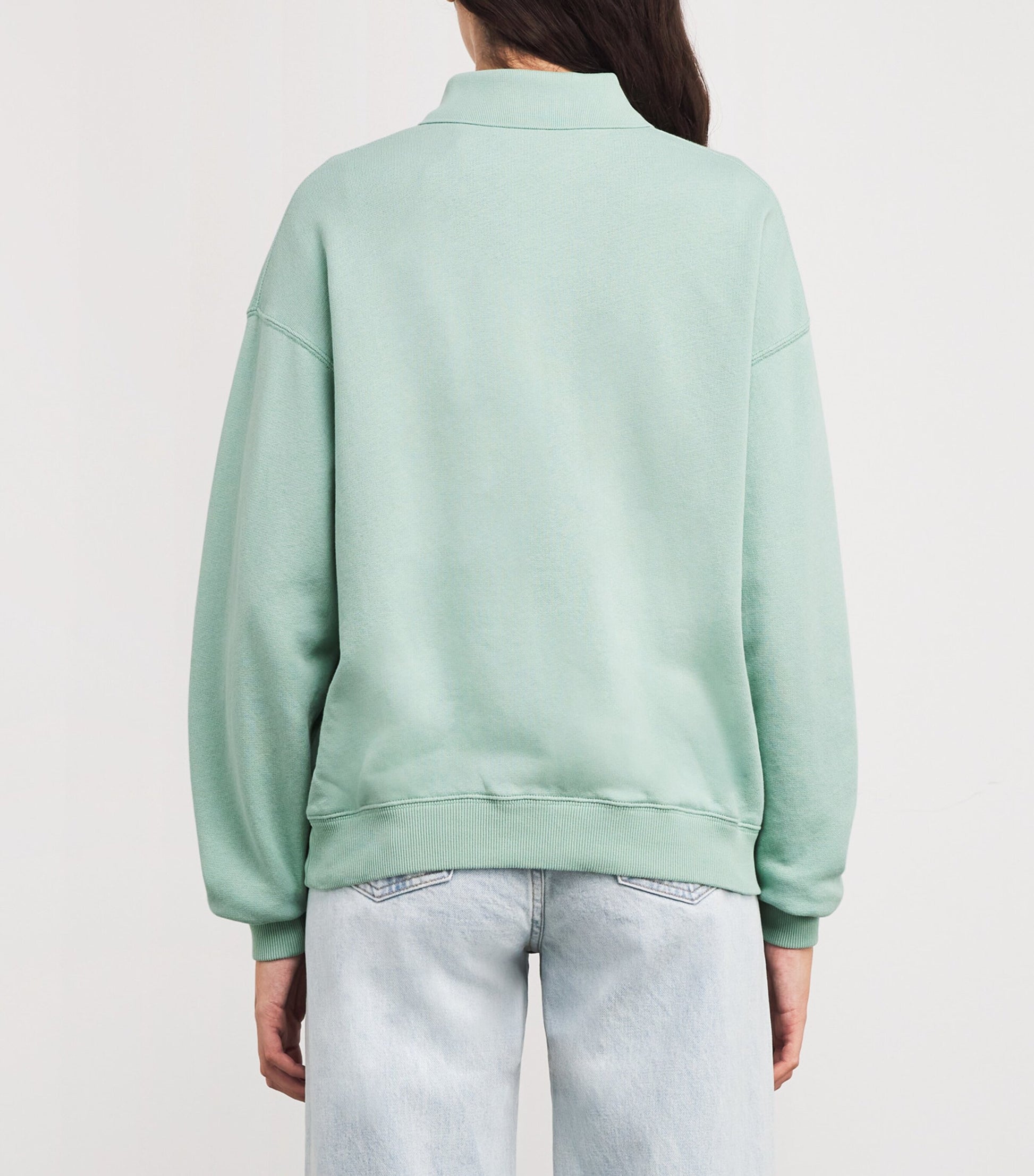 Fleece Polo Sweatshirt