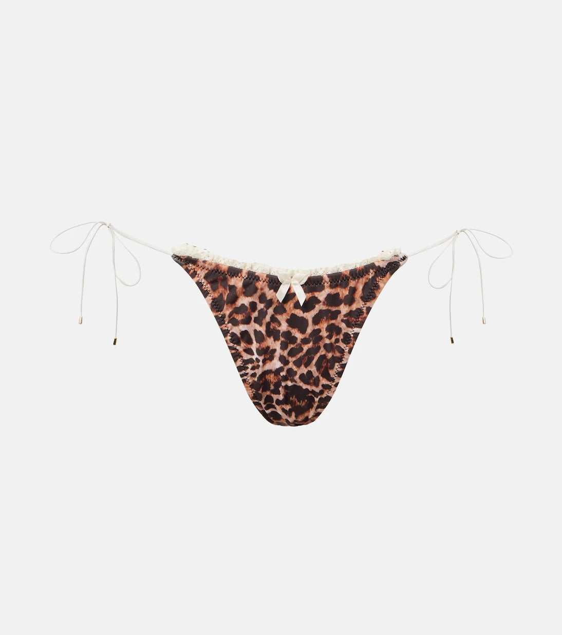Bananhot - Flora leopard-print bikini bottoms
