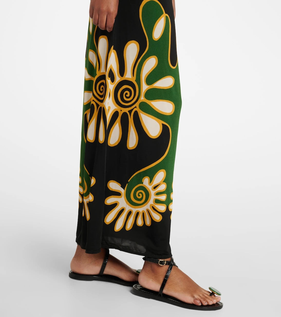 Cala de la Cruz - Daphne printed jersey maxi dress