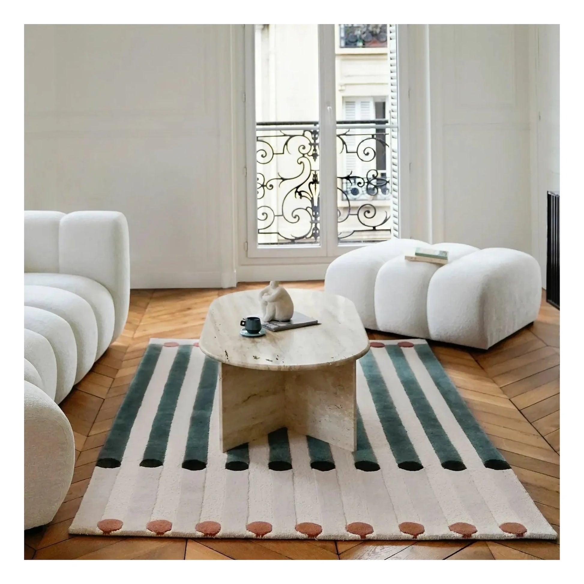 Edito - Dott carpet | Green