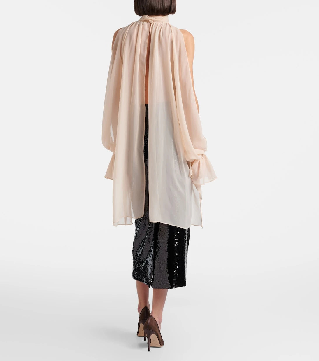 Simone Rocha - Sequined pencil skirt