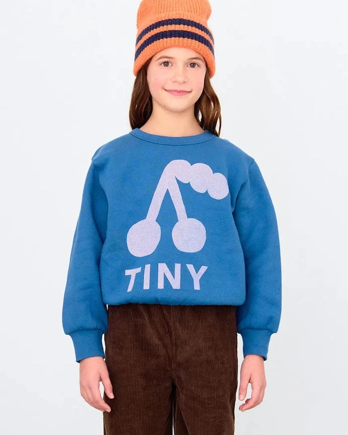 Детски памучен суичър Tinycottons CHERRY GRAPHIC SWEATSHIRT