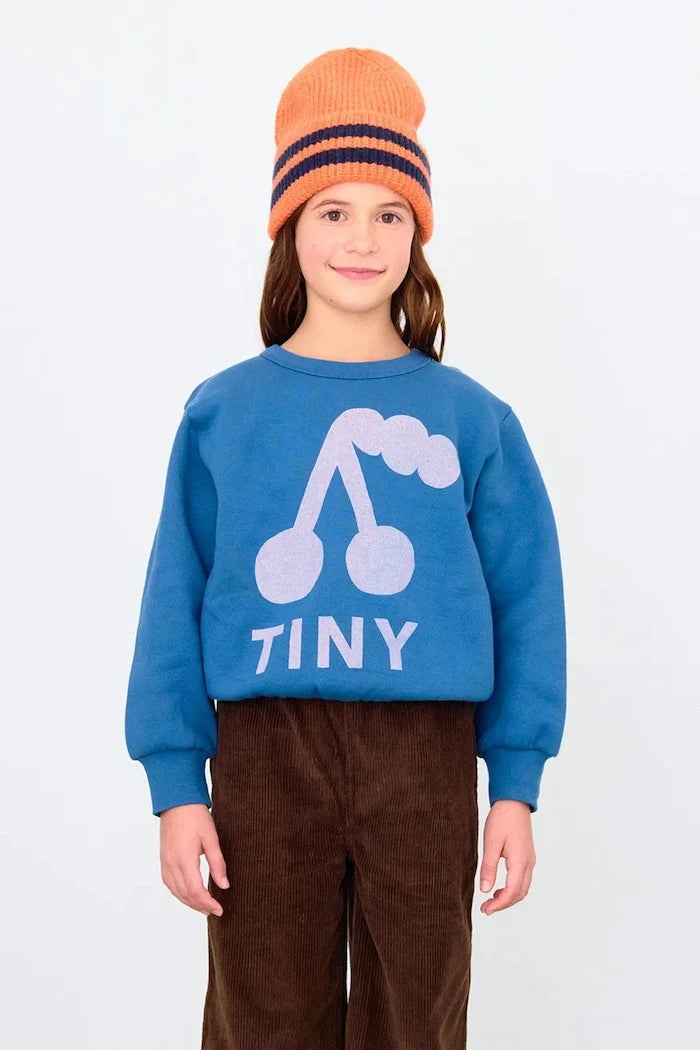 Детски памучен суичър Tinycottons CHERRY GRAPHIC SWEATSHIRT