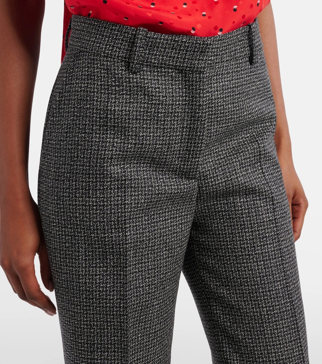 Acne Studios - Pekko houndstooth wool wide-leg pants