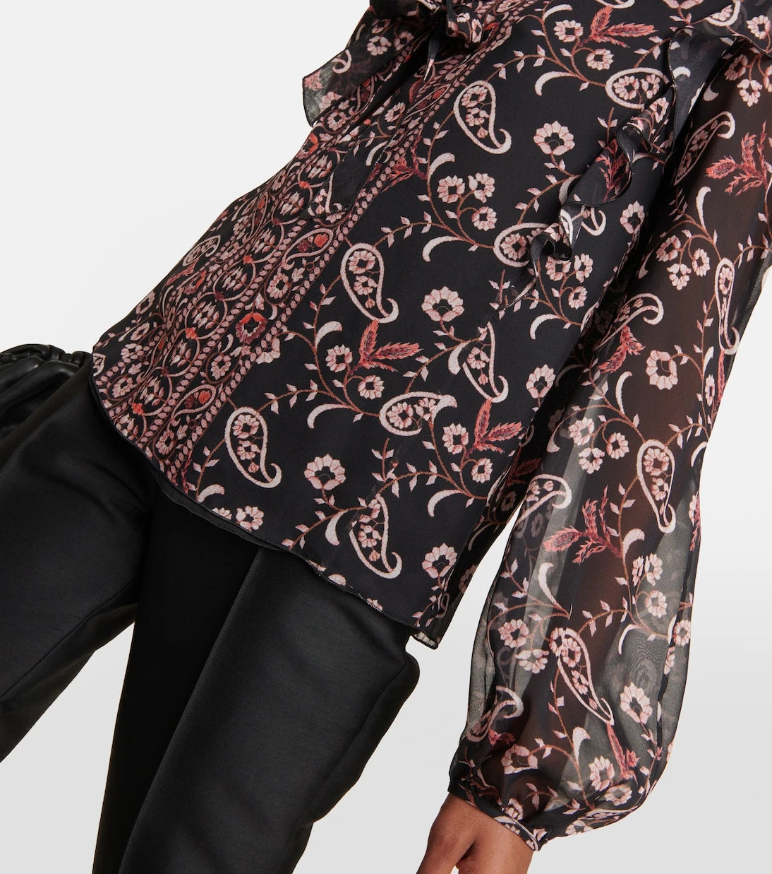 Giambattista Valli - Printed silk blouse